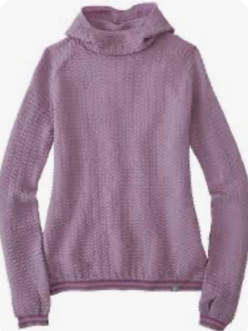 Krimson Klover Permafrost Hoodie Sweater Merino Wool Lilac S